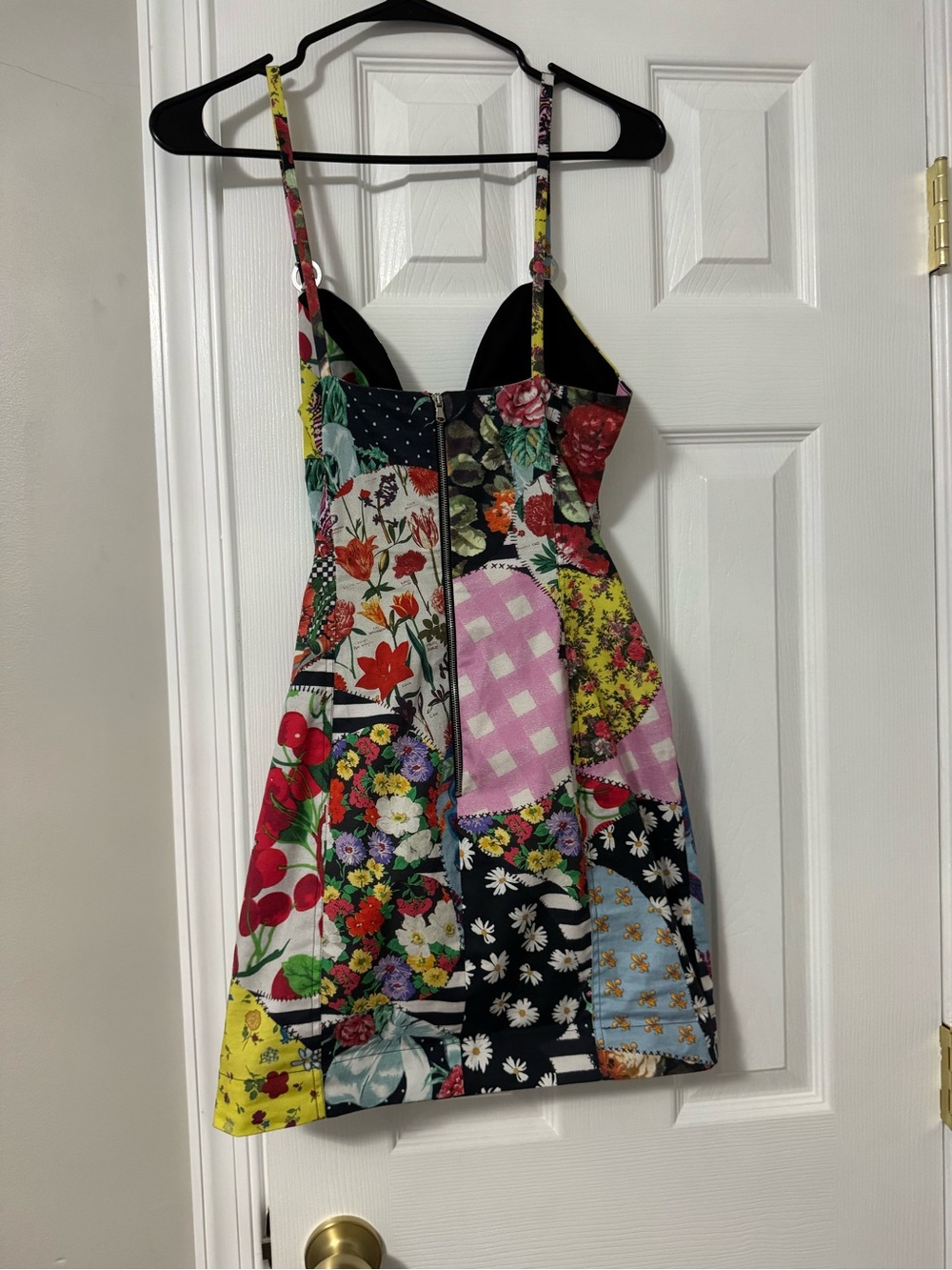 Moschino Multicolor Patchwork Mini Dress - Picture 5 of 8